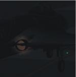 New military jet burner effect